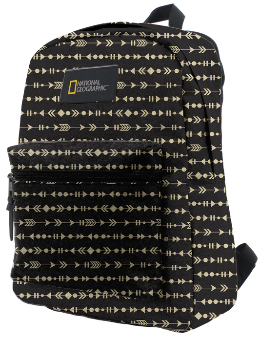 National Geographic Laptop Rugzak / Rugtas / Schooltas - 15 inch - Scale - N09102 - Zwart Print