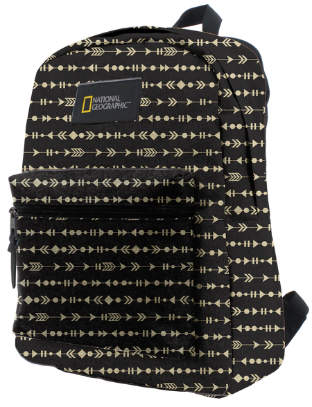National Geographic Laptop Rugzak / Rugtas / Schooltas - 15 inch - Scale - N09102 - Zwart Print