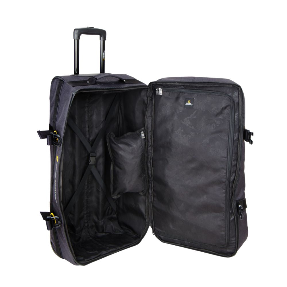 National Geographic Expedition - Binnenkant Outdoor dubbeldekker wieltas Zwart | luggage4u.be