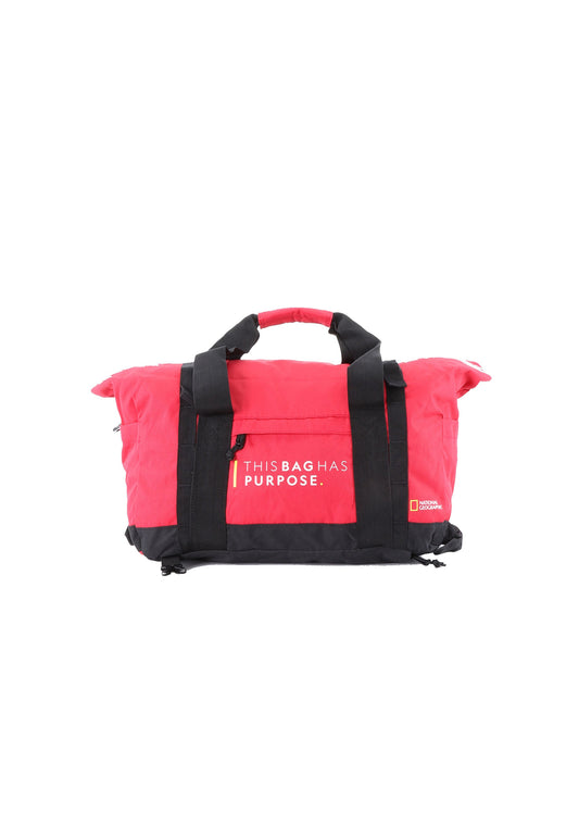 National Geographic Opvouwbare Reistas / Sporttas - 26 Liter (Small) - Vegan - Pathway - Rood