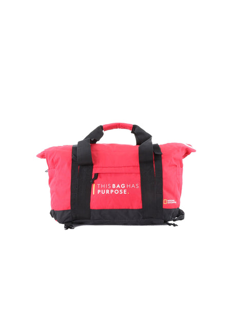 National Geographic Opvouwbare Reistas / Sporttas - 26 Liter (Small) - Vegan - Pathway - Rood