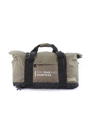 National Geographic Opvouwbare Reistas / Weekendtas / Sporttas - 29 Liter - Vegan - Pathway - Khaki