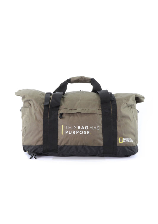 National Geographic Opvouwbare Reistas / Weekendtas / Sporttas - 29 Liter - Vegan - Pathway - Khaki