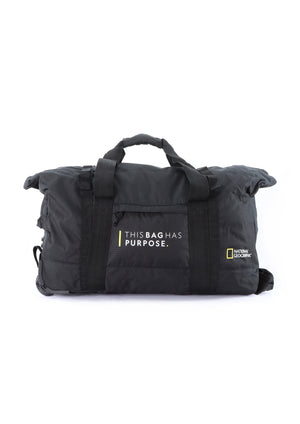 National Geographic Opvouwbare Reistas met wielen / Weekendtas - Vegan - 48 Liter (S) - Pathway - N10442 - Zwart