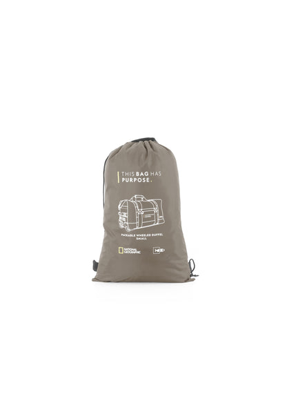 National Geographic Pathway S - Voorkant Khaki opvouw tas | luggage4u.be