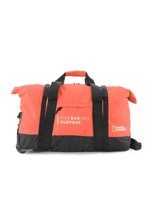 National Geographic Opvouwbare Reistas met wielen / Weekendtas - Vegan - 48 Liter (S) - Pathway - N10442 - Oranje