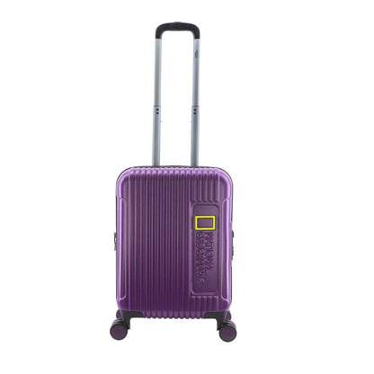 National Geographic Canyon S - Voorkant Paars hard reiskoffer | luggage4u.be