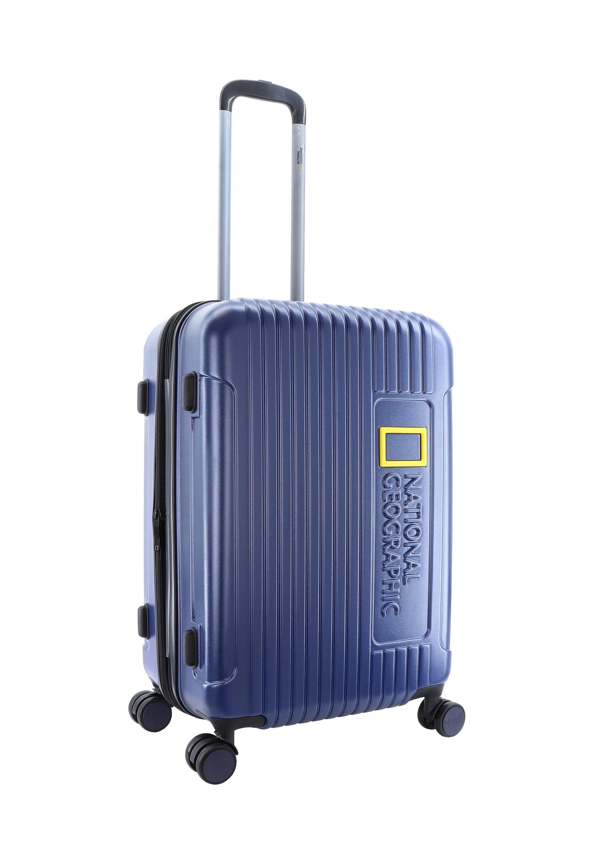 National Geographic Canyon M - Voorkant Blauw hard reiskoffer | luggage4u.be