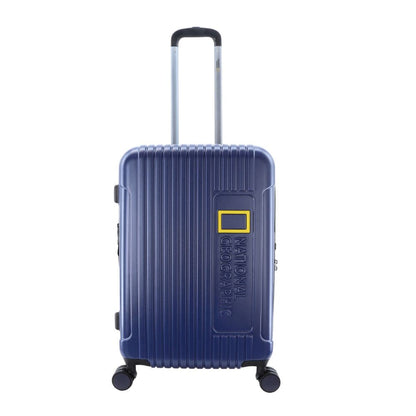 National Geographic Canyon M - Voorkant Blauw hard reiskoffer | luggage4u.be