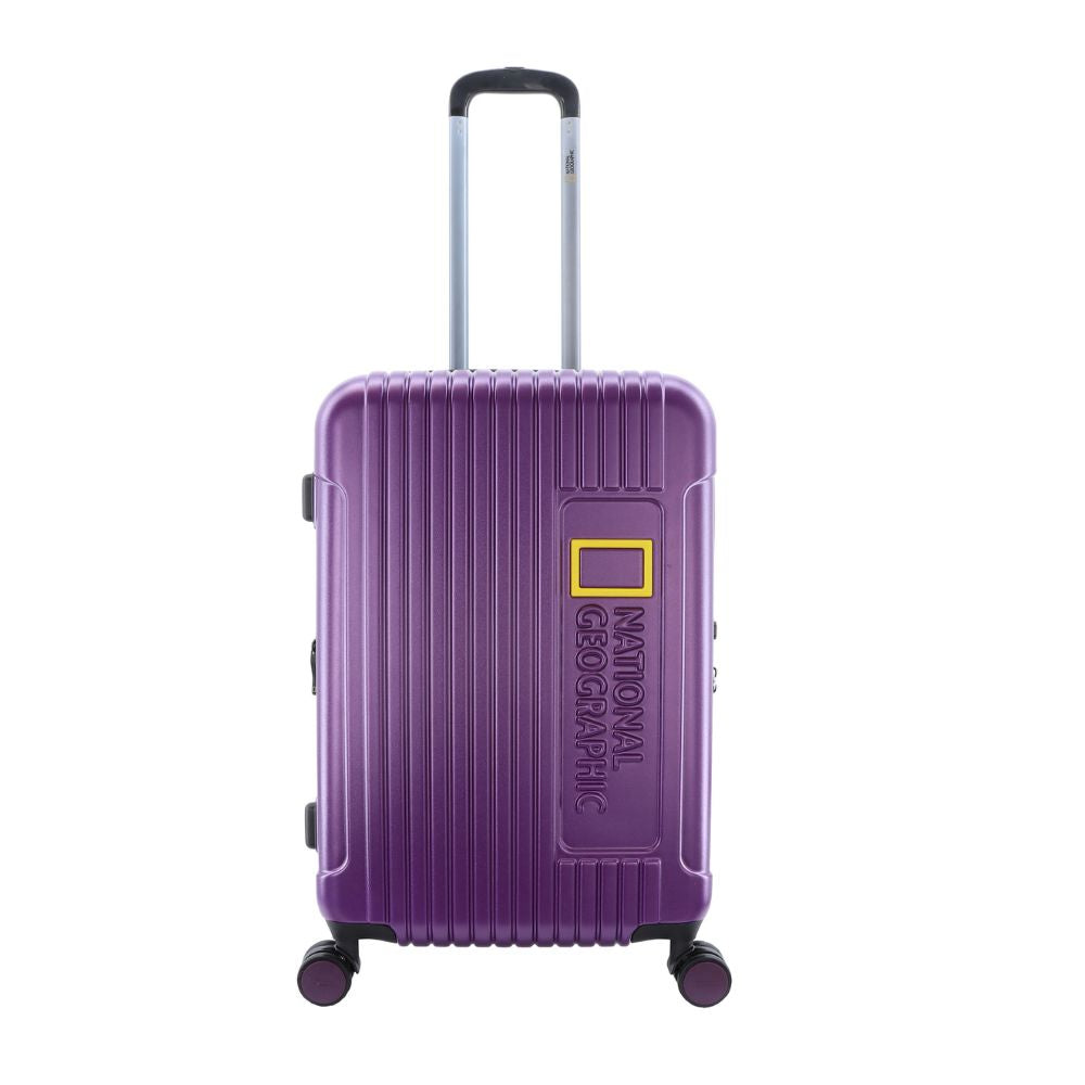 National Geographic Harde Koffer / Trolley / Reiskoffer - 67 cm (Medium) - Canyon - Purple