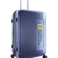 National Geographic Canyon - Voorkant Blauw Hard reiskoffer | luggage4u.be