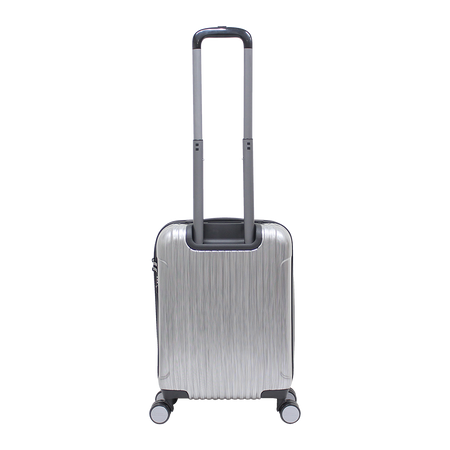National Geographic Harde Koffer / Trolley / Reiskoffer - 55 cm (Small) - Transit - met laptop compartiment - Zilver