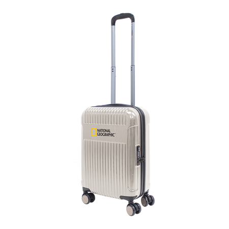 National Geographic Harde Kofferset 3-Delig / Reiskofferset / Trolleyset - Transit - Champagne Goud