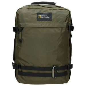 National Geographic 3 in 1 Handbagage Rugzak / Laptop Rugzak / Reistas / Weekendtas - Hybrid – 32 Liter (M) - Khaki