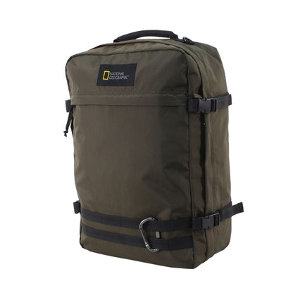 National Geographic Hybrid - Voorkant 3-in-1 rugzak Khaki | luggage4u.be