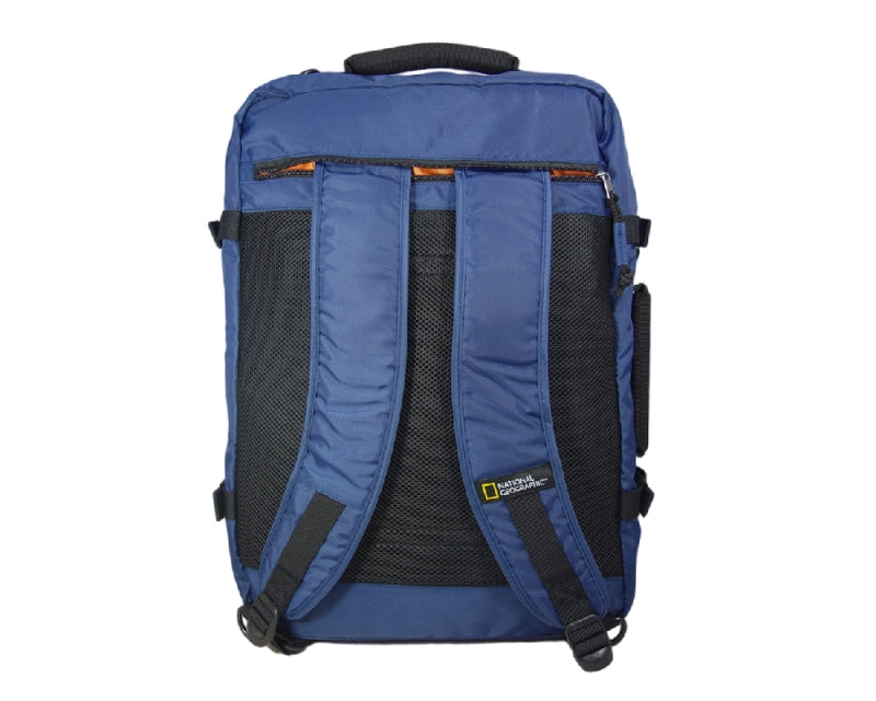 National Geographic 3 in 1 Handbagage Rugzak / Laptop Rugzak / Reistas / Weekendtas - Hybrid – 32 Liter (M) - Blauw