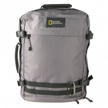 National Geographic 3 en 1 bagage à main sac à dos/sac à dos pour ordinateur portable/sac de voyage/sac de nuit - hybride - 32 litres (M) - gris