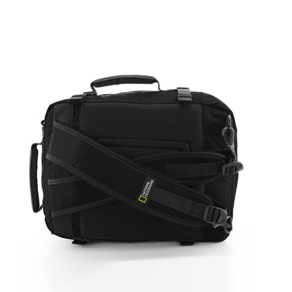 National Geographic 3 in 1 Handbagage Rugzak / Laptop Rugzak / Reistas / Weekendtas - Hybrid – 23 Liter (S) - Zwart