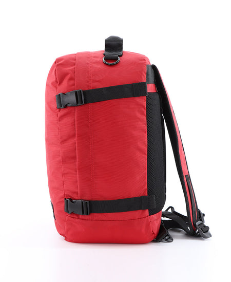 National Geographic 3 in 1 Handbagage Rugzak / Laptop Rugzak / Reistas / Weekendtas - Hybrid – 23 Liter (S) - Rood