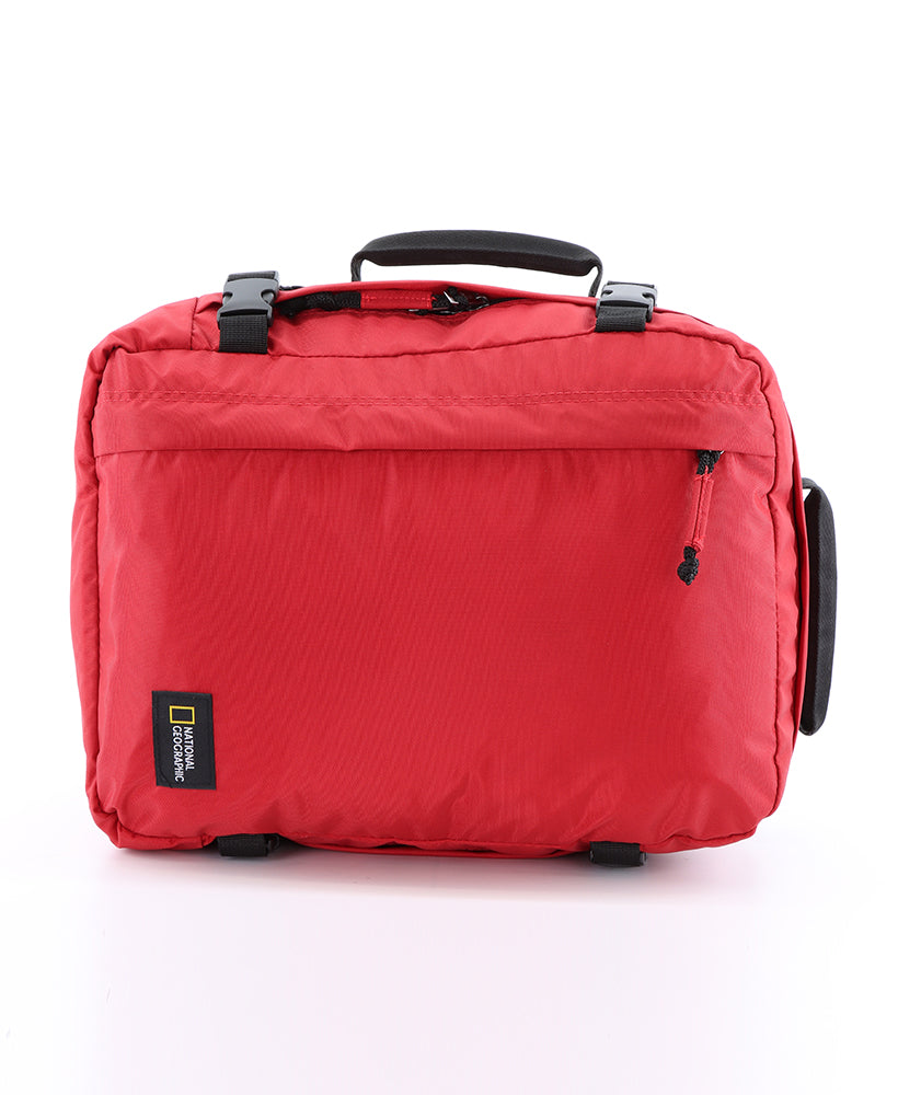 National Geographic Hybrid - Voorkant 3-in-1 rugzak Rood | luggage4u.be