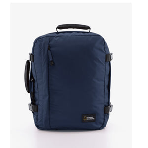 National Geographic 3 in 1 Handbagage Rugzak / Laptop Rugzak / Reistas / Weekendtas - Hybrid – 23 Liter (S) - Blauw