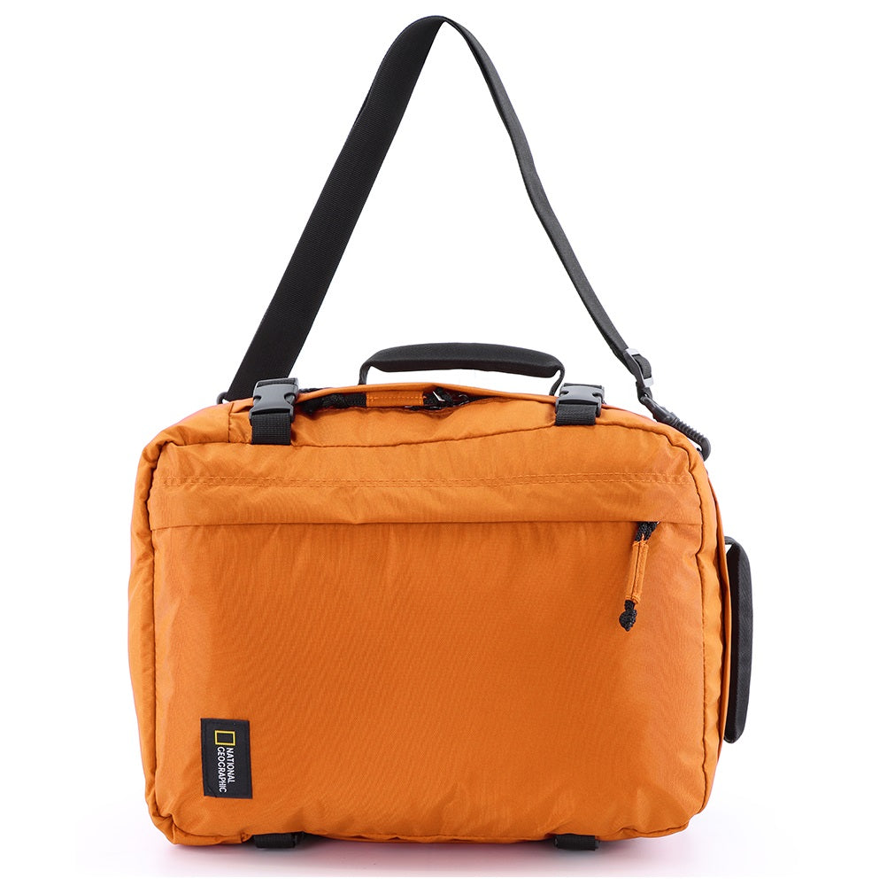 National Geographic 3 en 1 bagage à main sac à dos/sac à dos pour ordinateur portable/sac de voyage/sac de voyage - hybride - 23 litres (S) - orange