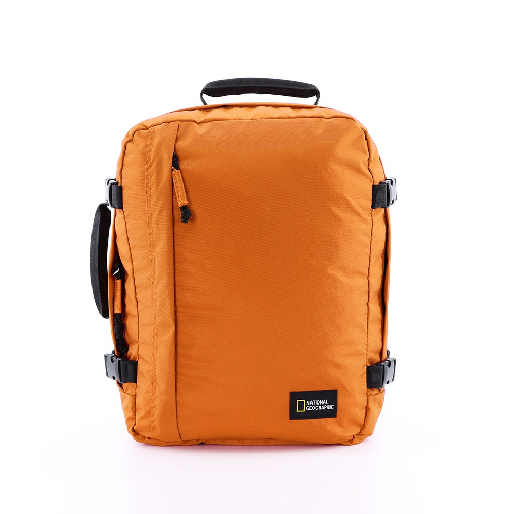 National Geographic 3 en 1 bagage à main sac à dos/sac à dos pour ordinateur portable/sac de voyage/sac de voyage - hybride - 23 litres (S) - orange