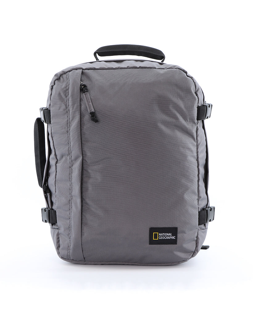 National Geographic 3 in 1 Handbagage Rugzak / Laptop Rugzak / Reistas / Weekendtas - Hybrid – 23 Liter (S) - Antraciet