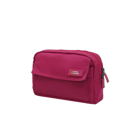 National Geographic Academy - Voorkant Fuchsia cosmetica tas | luggage4u.be