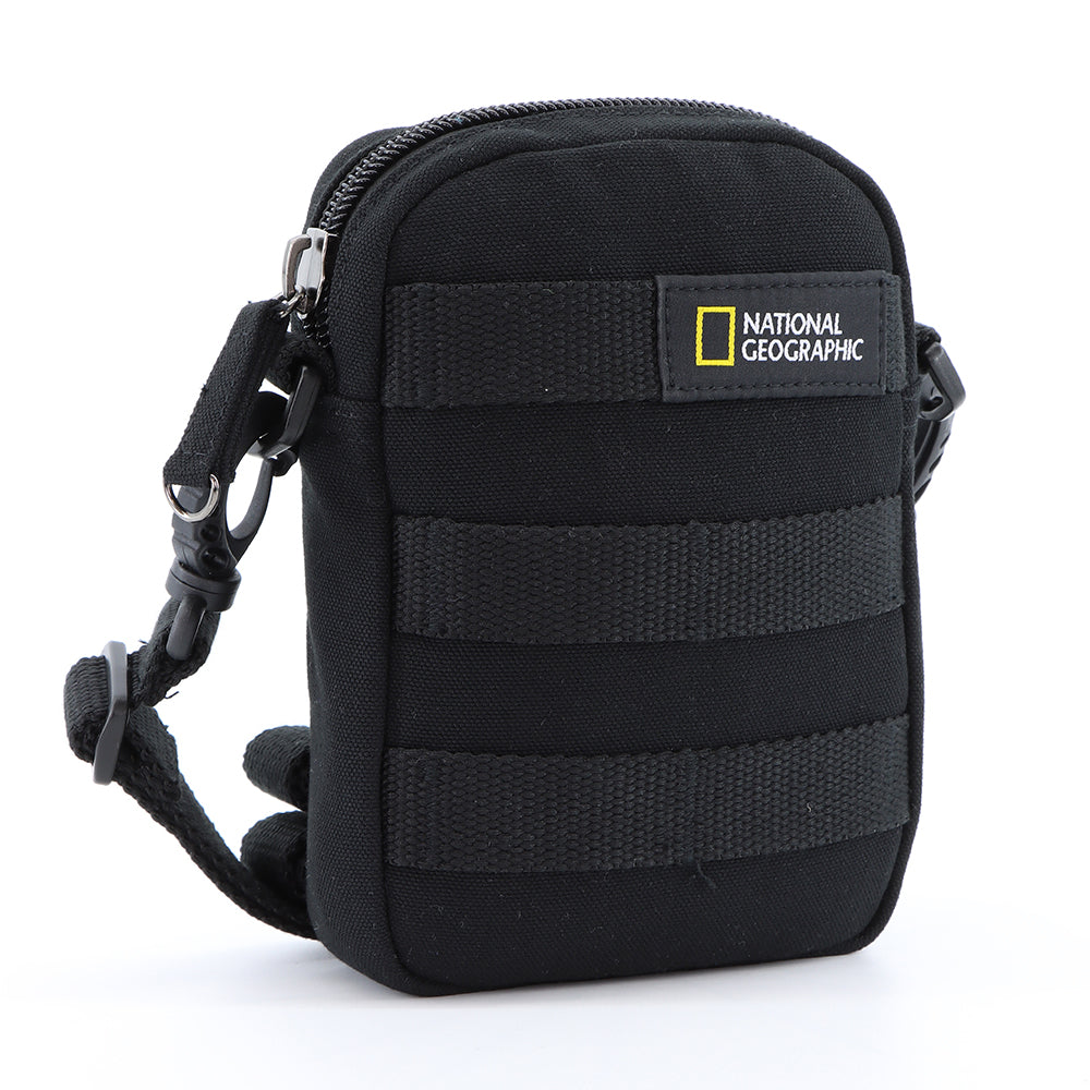 National Geographic Milestone - Voorkant Zwart schoudertas | luggage4u.be