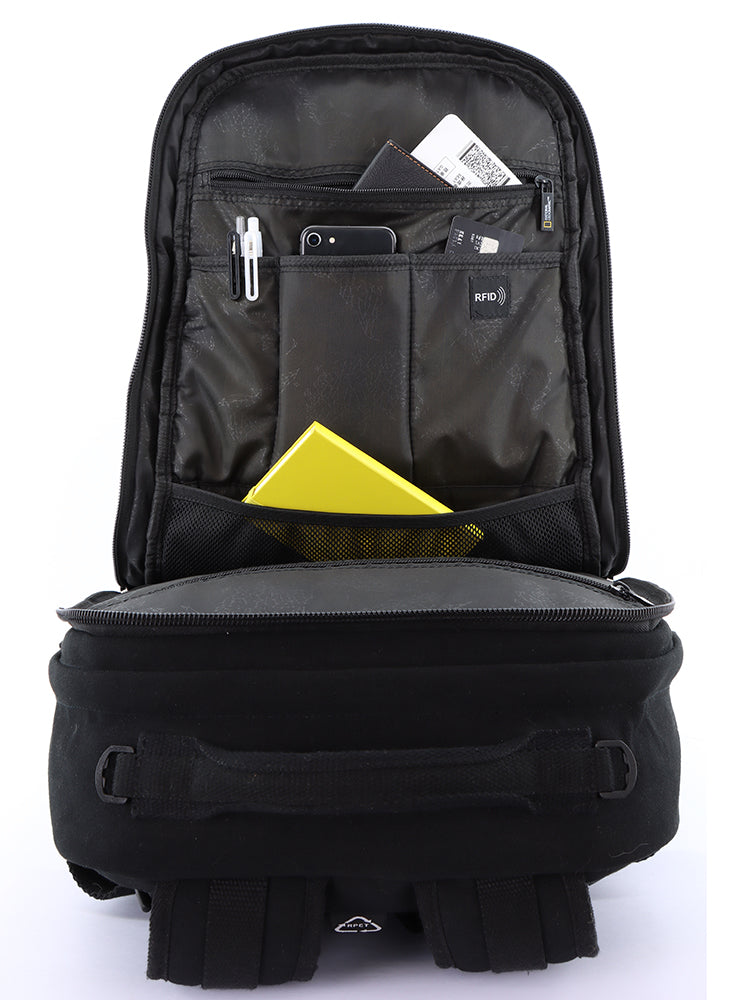 National Geographic Milestone - Binnenkant Outdoor laptop rugzak Zwart | luggage4u.be