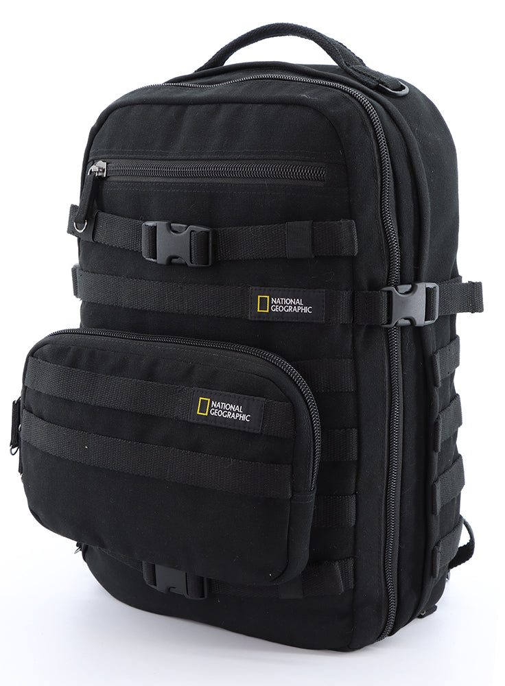 National Geographic Milestone - Voorkant Outdoor laptop rugzak Zwart | luggage4u.be