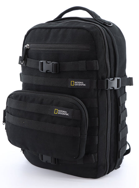 National Geographic Milestone rugzak M RPET Zwart