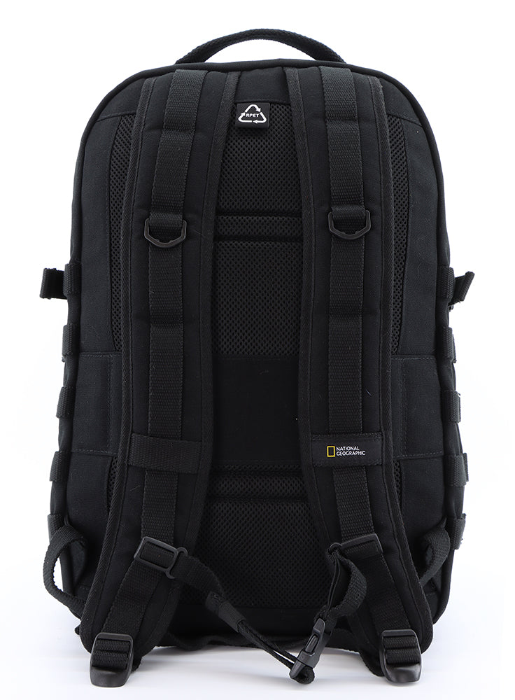 National Geographic Milestone - Achterkant Outdoor laptop rugzak Zwart | luggage4u.be