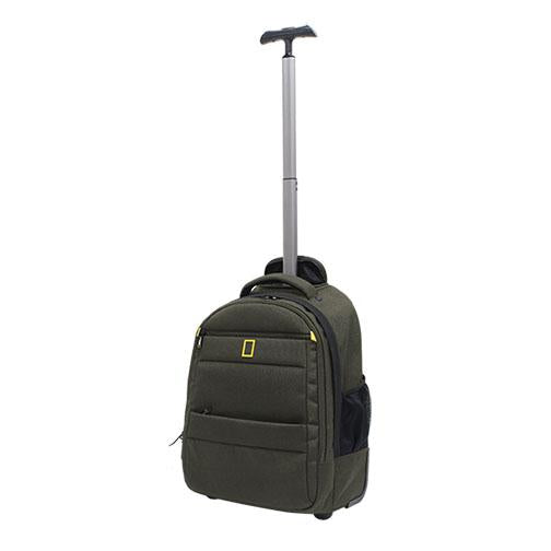 National Geographic Laptoptrolley / Businesstrolley / Rugzak Combi - 15 Inch - Passage - N15402 - Khaki