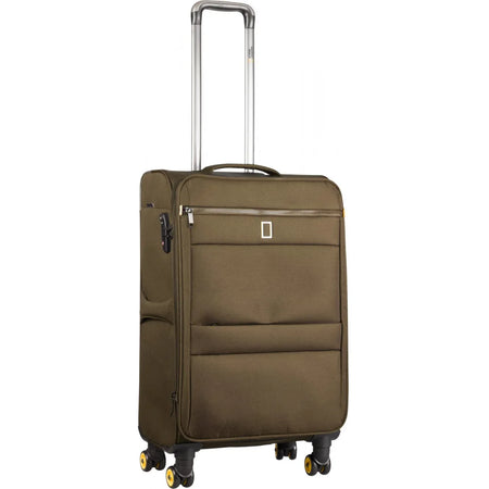 National Geographic Zachte Koffer / Trolley / Reiskoffer - 60 cm (Medium) - Passage - Khaki