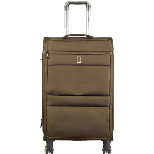 National Geographic Zachte Koffer / Trolley / Reiskoffer - 71 cm (Large) - Passage - Khaki