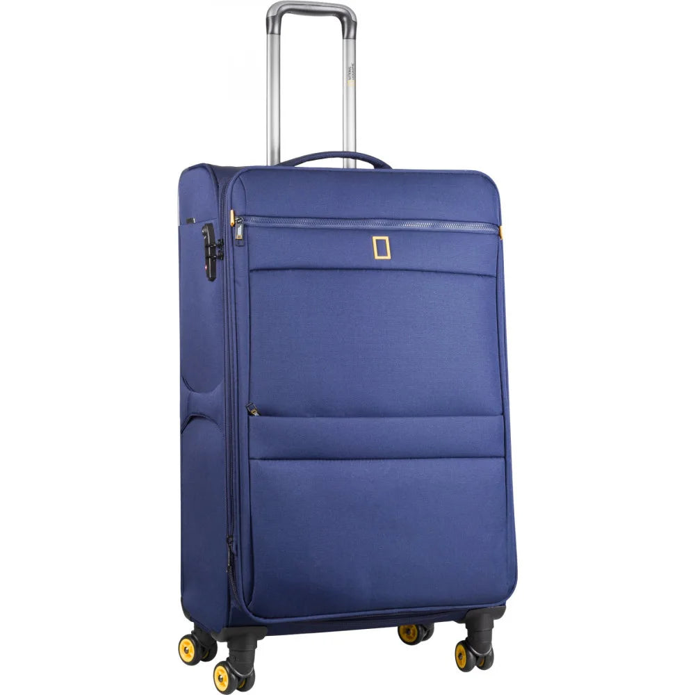 National Geographic Soft Case / Trolley / Travel Case - 71 cm (Large) - Passage - Bleu