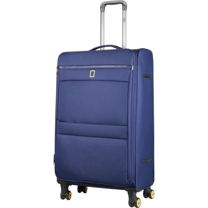 National Geographic Soft Case / Trolley / Travel Case - 71 cm (Large) - Passage - Bleu