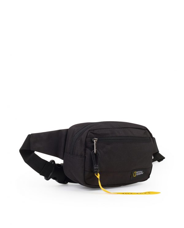 National Geographic Natural - Voorkant Zwart heuptas | luggage4u.be