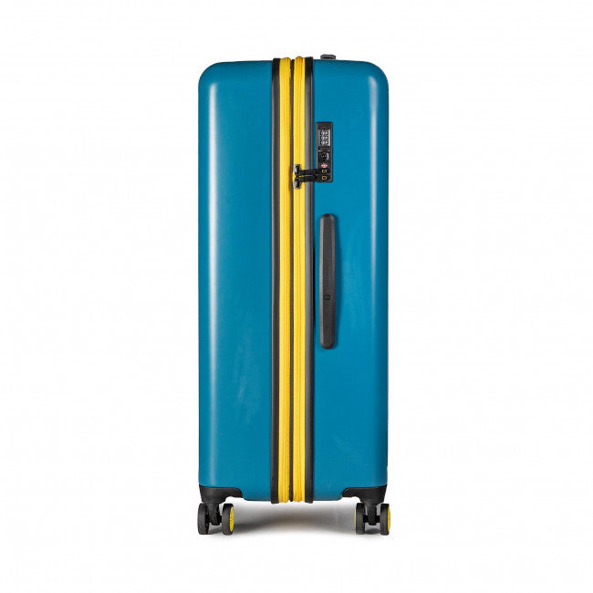National Geographic Harde Koffer / Trolley / Reiskoffer - 78 cm (Extra Large) - Globe - Blauw