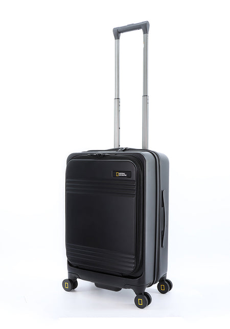 National Geographic Uitbreidbare Handbagage Harde Koffer / Trolley / Reiskoffer - 56.5 cm (Small) - Lodge - Zwart