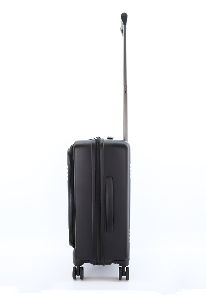 National Geographic Lodge S - Zijkant Zwart hard reiskoffer | luggage4u.be