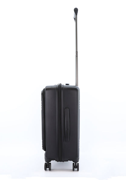 National Geographic Lodge S - Zijkant Zwart hard reiskoffer | luggage4u.be