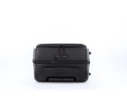 National Geographic Lodge S - TSA-Slot Aanzicht Bovenkant Zwart hard reiskoffer | luggage4u.be
