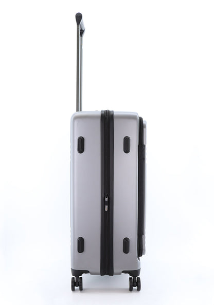 National Geographic Lodge M - Zijkant Zilver hard reiskoffer | luggage4u.be