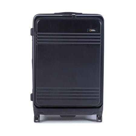 National Geographic Uitbreidbare Harde Koffer / Trolley / Reiskoffer - 79 cm (Extra-Large) - Lodge - Zwart