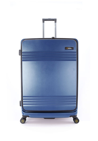 National Geographic Expandable Hard Case / Trolley / Travel Case - 79 cm (Extra-Large) - Lodge - Bleu