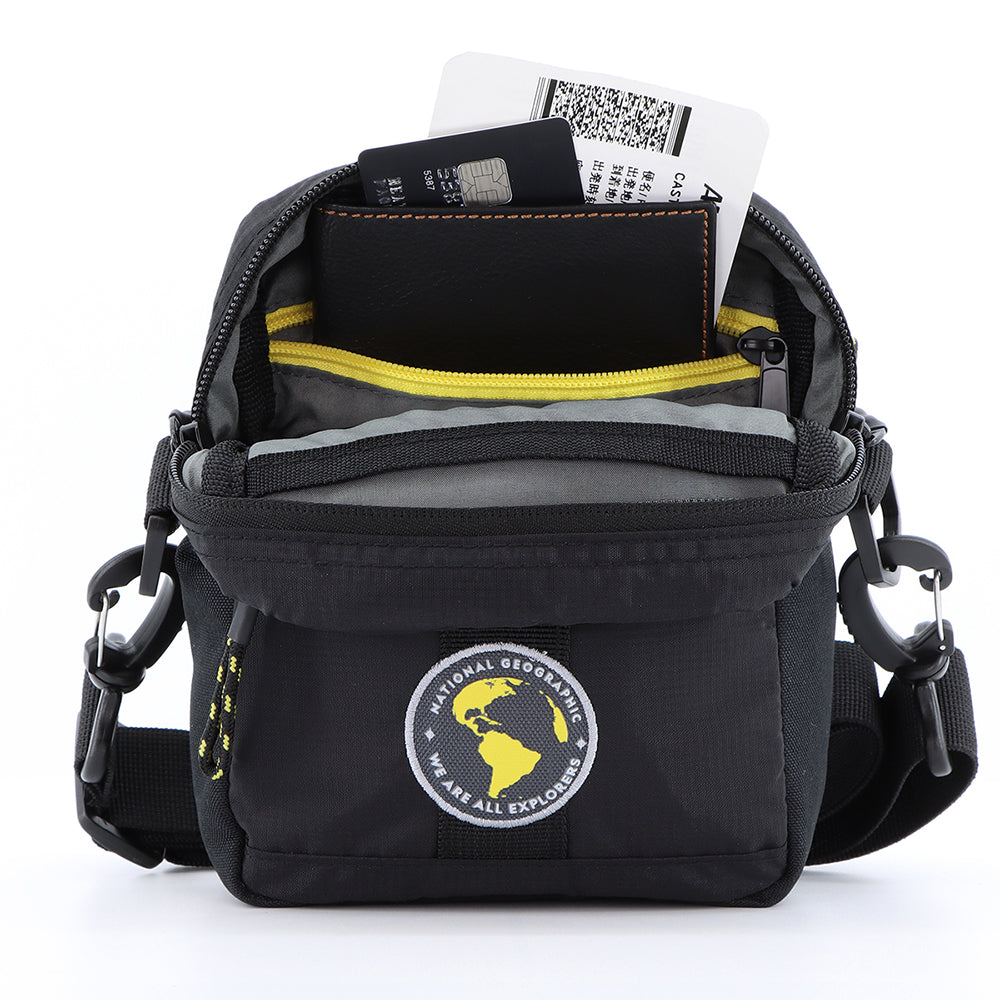 National Geographic N-Explorer - Binnenkant Zwart schoudertas | luggage4u.be
