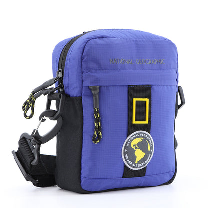National Geographic N-Explorer - Voorkant Blauw schoudertas | luggage4u.be
